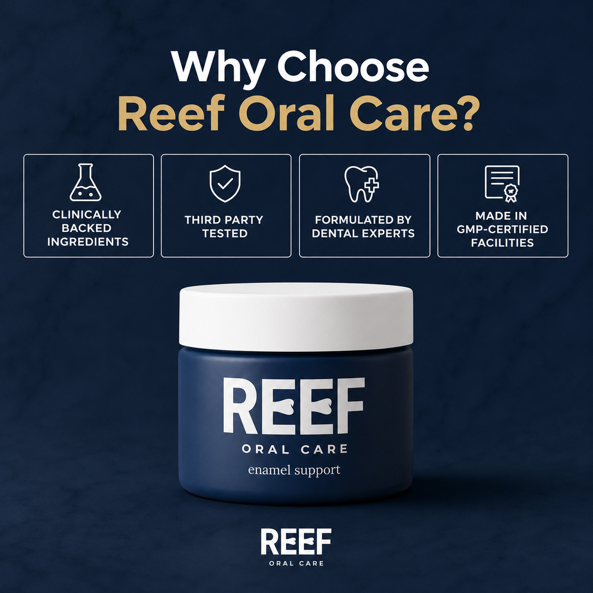 REEF™ Daily Enamel Support & Sensitivity Relief Powder